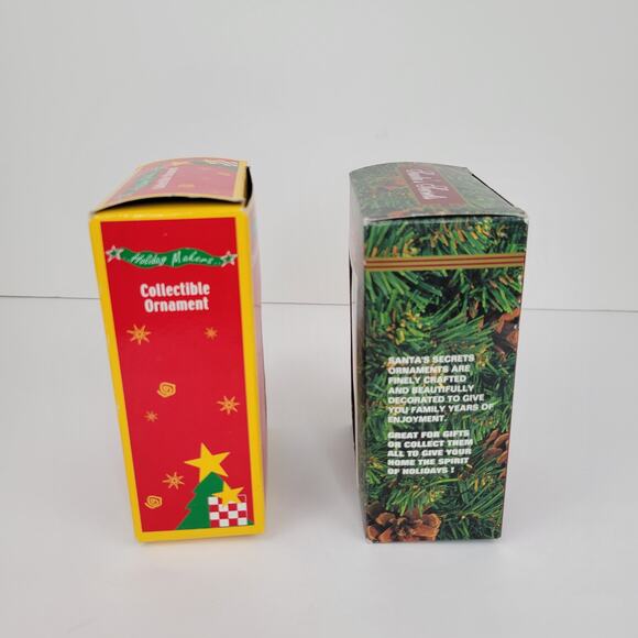 2 Cherub Angel Christmas Ornaments Christian Religious Ornaments - Picture 4 of 4